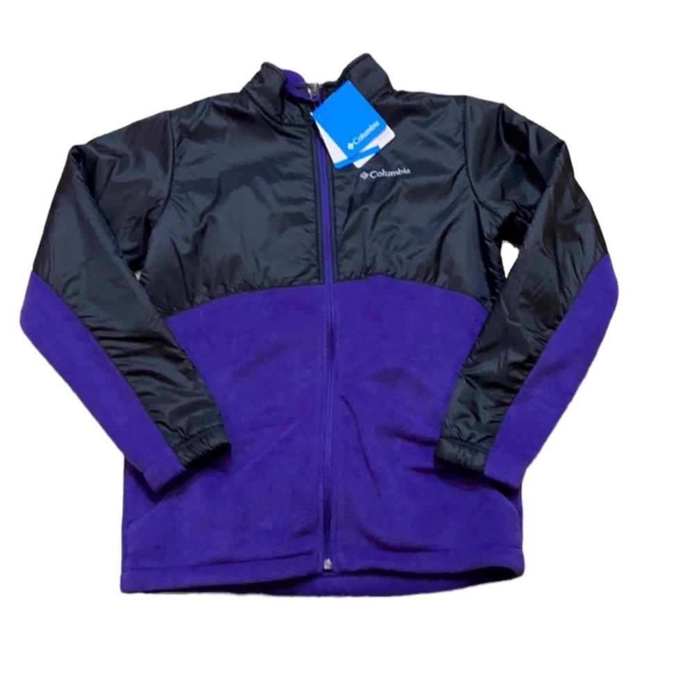 Columbia Jacket Fleece Overlay NWT
